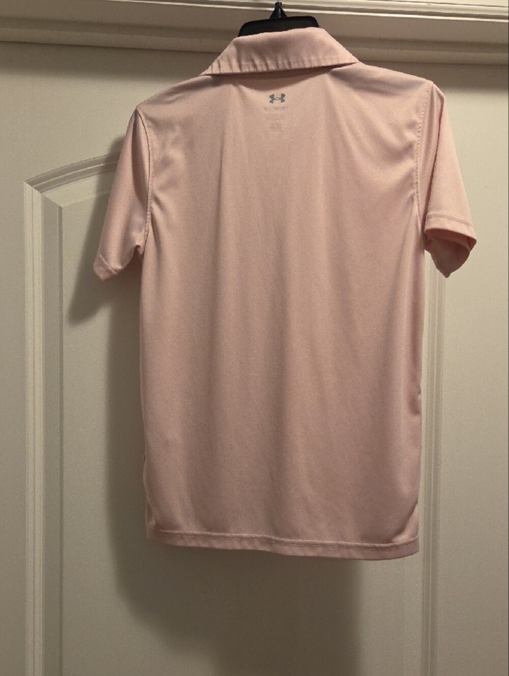 Under Armour Boy's Polo Shirt - Light Pink - Picture 4 of 4